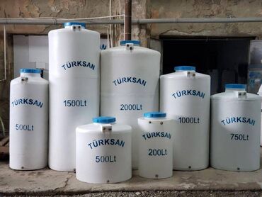 ev satislari: *Su çənləri satılır *Ölçü: 80 litr-20000 tona-dək *Rəng :Ağ və Göy