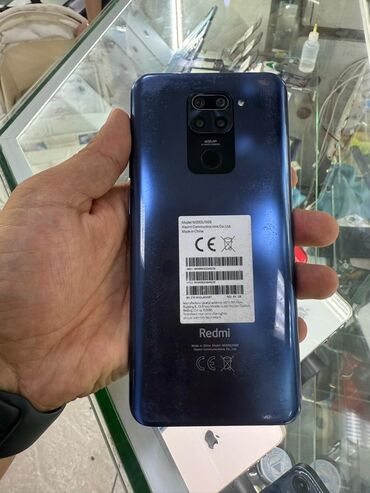 дисплей телефона: Смартфон Xiaomi Redmi Note 9 в синем цвете с четырехмодульной камерой