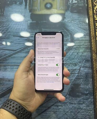ayfon gence: IPhone X, 128 GB, Gümüşü, Zəmanət — 1