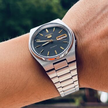 наручные часы бу: Seiko 5, редкий экземпляр, винтаж. Состояние идеальное. Именно такой