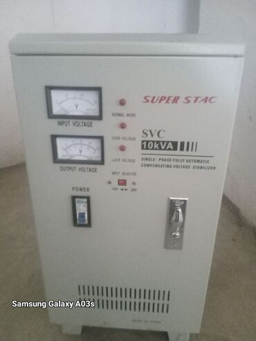 kir: İşlənmiş, Ev üçün, 1 faza, Gərginliy stabilizatoru, 220/110 V, Ünvandan götürmə, Ödənişli çatdırılma, Kredit yoxdur