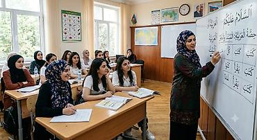 Спорт и хобби: Ereb dilinde yazib oxumaq anlayib daniṣmaq isteyenler bize yaza — 1