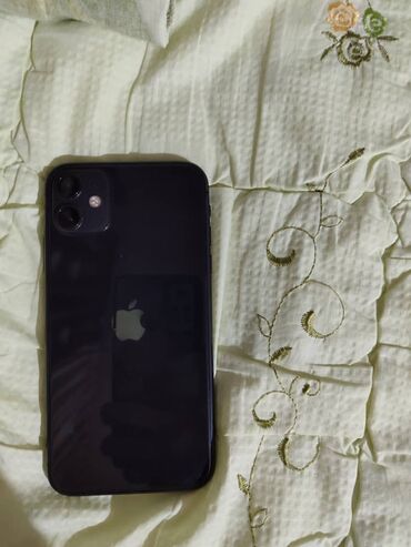 айфон 11 арзан баада: IPhone 11, Колдонулган, 64 ГБ, Каптама, 77 %