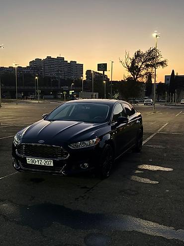 Ford: Ford Mondeo / Fusion sedan - Kuzov: qara rəng, 4 qapı, aerodinamik ön — 3