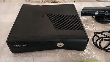 x box 360: Xbox 360 (Slim) oyun konsolu paketi Komplekt: - Xbox 360 Slim konsolu — 2