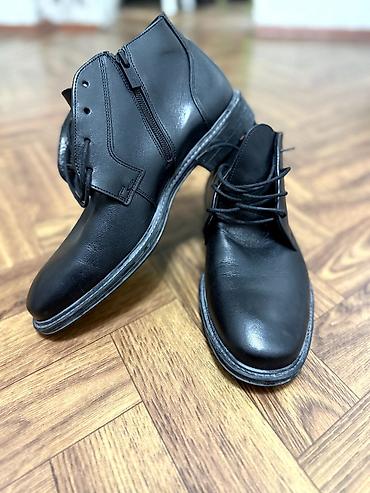 ll bean: Мужские зимние ботинки-дерби из черной гладкой кожи. (Lloyd) — 2