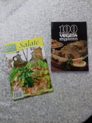 Books, Magazines, CDs, DVDs: ** dve knjige recepata - nase najlepse salate na 64 strana i 100