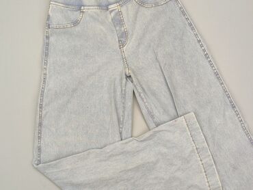 bonprix spodenki jeansowe: Spodnie jeansowe, H&M, 12 lat, 146/152, stan - Dobry