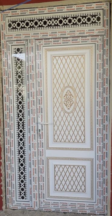 Plastik pəncərələr: Yana siyirmeli plastik qapı pəncərə Plastik və Alüminium Qapı Pəncərə — 22