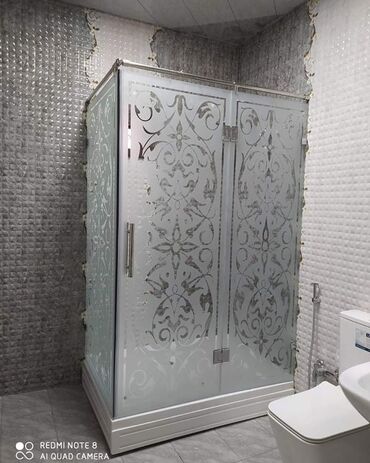 Duş kabinaları, arakəsmələr: Yeni Üstü açıq kabina, Künc üçün, Pulsuz çatdırılma — 29