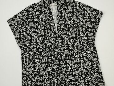 bluzki koszulowe damskie czarne: Блуза жіноча, H&M, M, стан - Дуже гарний