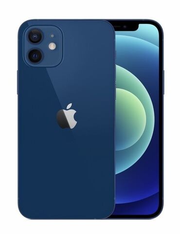 Apple iPhone: IPhone 12, Б/у, 128 ГБ, Синий, Чехол, 78 %