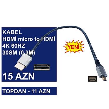 Digər kompüter aksesuarları: HDMİ Micro/Mini Kabellər SAYLA ALANA VƏ USTALARA TOPDAN QİYMƏTLƏ — 3