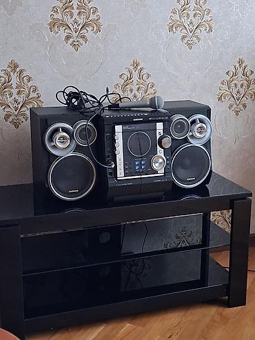 Audio: Samsung mini hi‑fi musiqi sistemi + 2 ədəd səsucaldan və mikrofon — 1