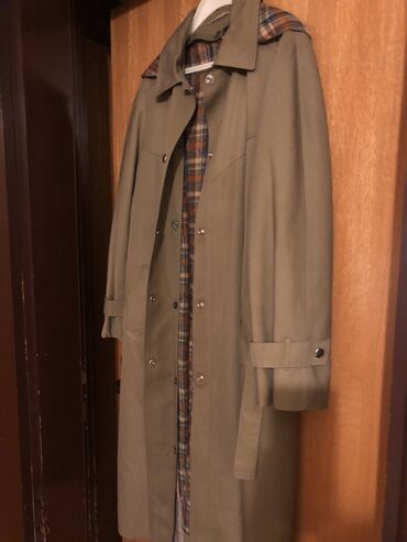 Mantili: XL, Upotrebljenо, Sa postavom, Jednobojni, bоја - Maslinasto zelena — 3