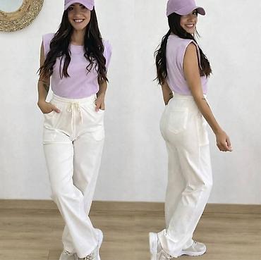 nike pro helanke: Ženske ležerne pantalone ravnog kroja, idealne za svakodnevno nošenje — 4