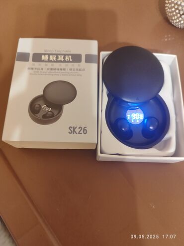 Qulaqcıqlar: Yeni Simsiz (Bluetooth) Qulaqcıqlar, rəng - Qara