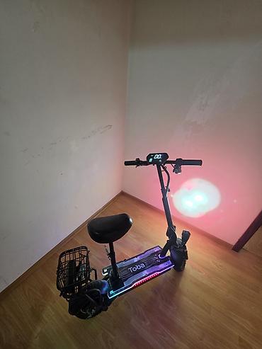 toba elektrikli scooter: Elektrik skuter – Toba - Güclü elektrik mühərriki və iri profilli — 5
