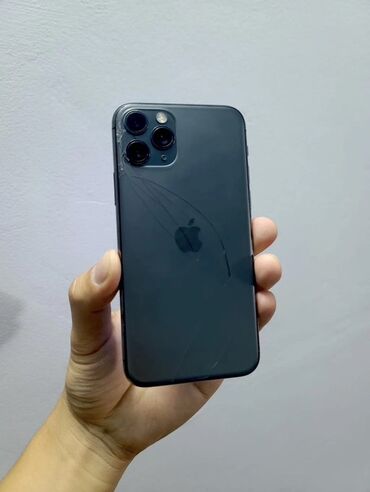 нерабочий телефон: IPhone 11 Pro, Зеленый