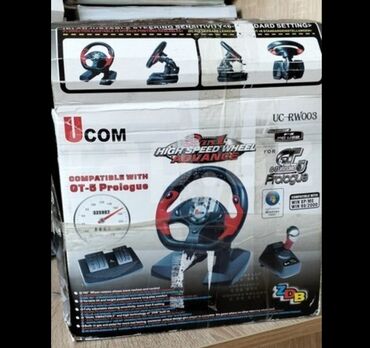 PS5 (Sony PlayStation 5): UCOM High Speed Wheel Advance (UC-RW003) – oyun sükan dəsti - 270°
