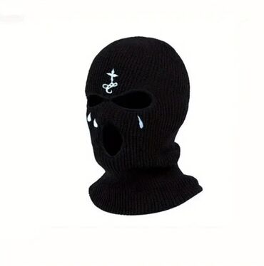 SIM-карты: Qara rəngli trikotaj balaklava maskası - Material: qalın toxunmuş