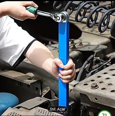ratchet: Offset Extension Wrench – ofsetli uzatma açarı - Məqsəd: dar və — 2