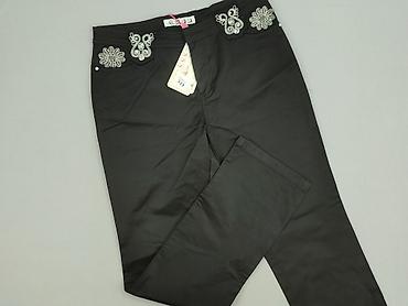 czarne cargo pull and bear: ABC, Spodnie materiałowe damskie, rozmiar M — 1
