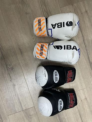 Перчатки: IBA перчатка и Tiger topten 10 oz Боксерские перчатки — два — 1
