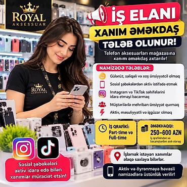market reklamları: SMM menecer tələb olunur, İstənilən yaş — 1