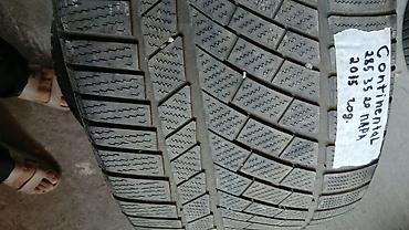 Шины 255 / 35 / R 20, Зима, Б/у, Пара, Легковые, Continental