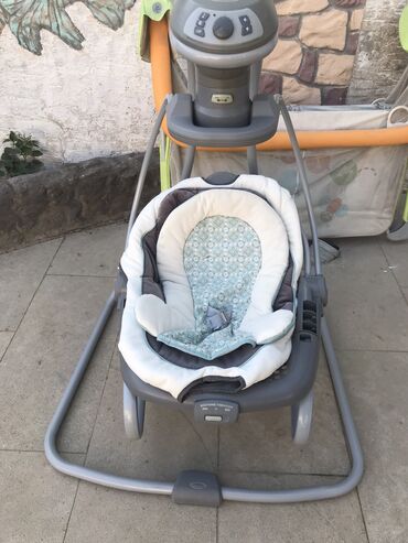 детские вещи из травки: Graco America brenddi elektrik musiqili ushag yatmag ucun lyulka