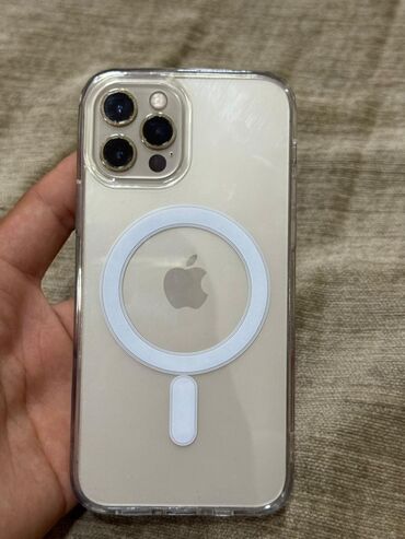 Apple iPhone: IPhone 12 Pro, Б/у, 256 ГБ, Золотой, Защитное стекло, Чехол, 100 % — 11