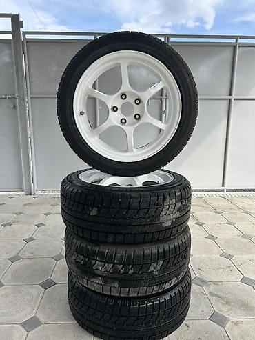 хонда степ эреф 1: Дөңгөлөктөр монтажда 215 / 50 / R 17, Кыш, Колдонулган, Комплект, Жеңил унаалар, Куйма, тешиктери - 5 — 3