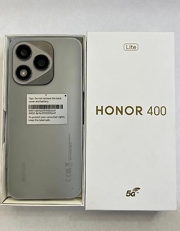 mi13 lite: Honor 400 Lite, 256 GB, rəng - Boz — 1