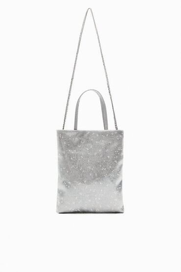1 qram gümüşün qiyməti 2024: Zara strazalı çanta