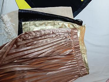 Kompleti: Set suknji – 4 komada, različiti stilovi i materijali - Crna mini — 13