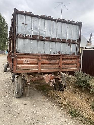 запчасти jac: Прицеп тракторный с самосвальным кузовом + навесной плуг - Двухосный — 1