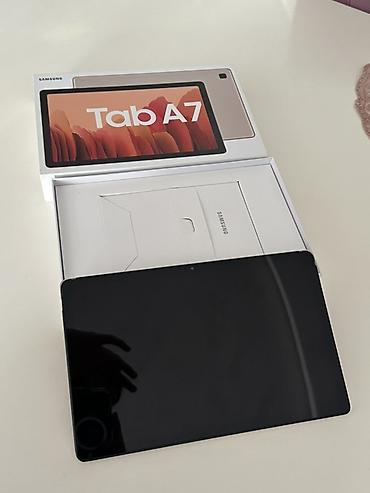 samsung netbook: Samsung Galaxy Tab A7 planşet - Rəng: Gümüş - Prosessor: Qualcomm — 1