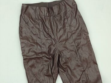spodnie dresowe dla wysokich kobiet: Material trousers for women, H&M, Size S (EU 36)