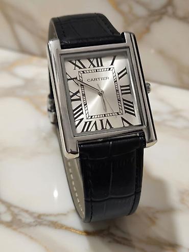 3d saat: Cartier Tank üslubunda kvadrat korpuslu klassik qol saatı Rolex, Rolex — 4