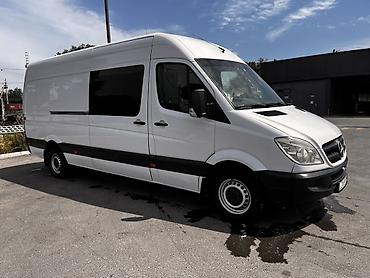 сетка военная: Mercedes‑Benz Sprinter (длинная база, высокий крыша), белый. 2.7 мотор — 5