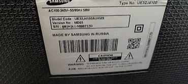Televizorlar: Samsung 32" LED TV – model UE32J4100 Xüsusiyyətlər: - Ekran: 32 düym — 2