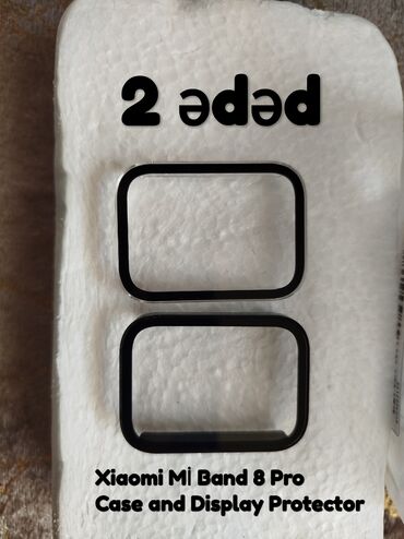 Digər aksesuarlar: Xiaomi Mi Band 8 Pro üçün cızılmalara və zərbələrə qarşı ekran ve