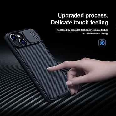 Maske i futrole za telefone: Maska Nillkin CamShield Pro Magnetic za iPhone 14 Plus 6.7 crna — 7