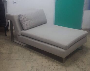 ramovi za krevet 160x200: Sofa za sedenje I ležanje. Prelepa siva sofa lenjivac za sedenje I