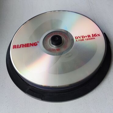 Новые пустые DVD диски объёмом 4.7 GB гигабайт в наличии. Новые