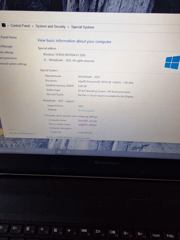 lenovo c140: Intel Pentium, 4 GB OZU, 15.6 "