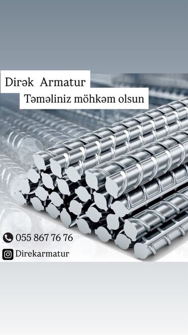 Təmir və tikinti: Dairəvi armatur dəstləri. Bünövrənizi etibarlı materiallarla