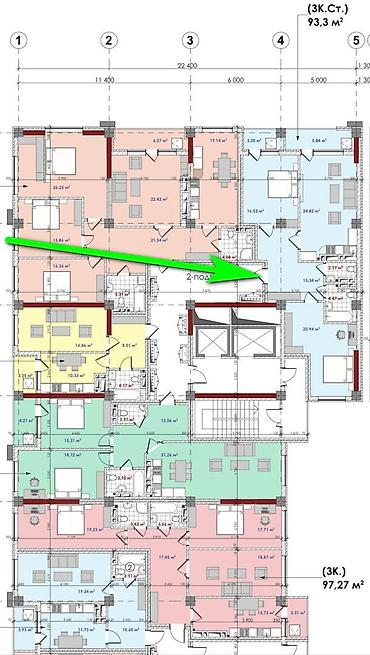 Продажа квартир: 3 комнаты, 93 м², Элитка, 10 этаж, Дизайнерский ремонт — 8
