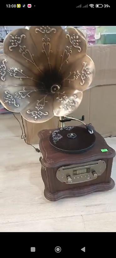 магнитофон купить: Boyuk olcu qramafon.ses akustika mukemmel.plastinka oxuyur,disk — 1
